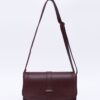 Shaka Bordo Shk127 Suni Deri İç Fermuar Cepli Çıtçıt Kapamalı El,Kol ve Omuz Çantası U:17 E:22 G:7 cm