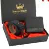 Tonny Black Orijinal Erkek Özel Hediye Kutulu 2'li Set Luxury Serisi Damat Hediyelik Şık Deri Kemer Cüzdan Seti