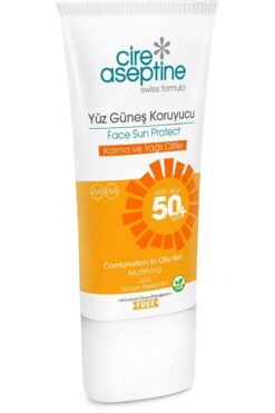 Cire Aseptine Yüz Güneş Koruyucu Karma Ve Yağlı Ciltler 50 Spf 50 Ml